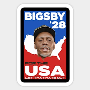 CLAYTON BIGSBY For the USA 2028 Sticker